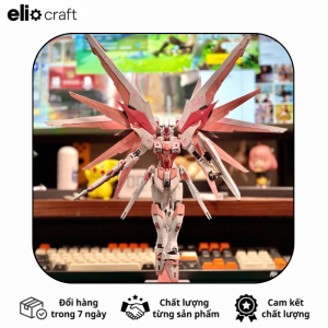 mô hình gundam robot kỳ lân màu hồng