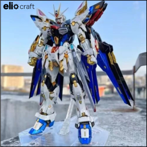 mô hình gundam robot kỳ lân màu xanh 2