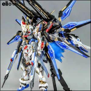 mô hình gundam robot kỳ lân màu xanh 4