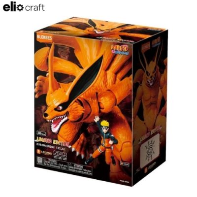 Mô hình nhân vật anime Naruto và Cửu Vĩ Kurama phiên bản cao cấp với thiết kế chi tiết, phù hợp sưu tầm và trưng bày.